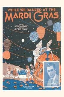 Couverture_Vintage Journal Sheet Music for While We Danced at the Mardi Gras