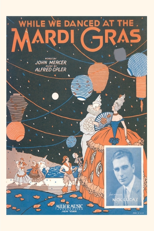 Couverture_Vintage Journal Sheet Music for While We Danced at the Mardi Gras