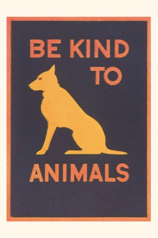 Front cover_Vintage Journal Be Kind to Animals