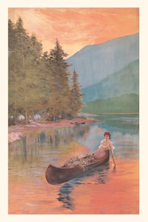 Front cover_Vintage Journal Woman Canoeing on River