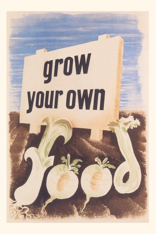 Couverture_Vintage Journal Grow Your Own Food Poster