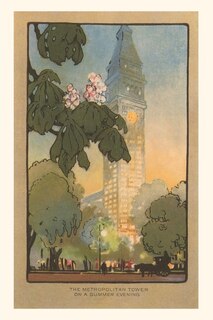 Front cover_Vintage Journal Art Deco Rendering of Metropolitan Tower, New York City
