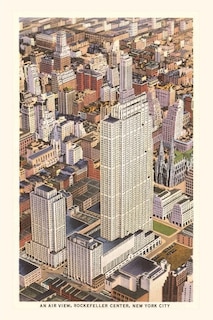 Front cover_Vintage Journal Aerial View of Rockefeller Center, New York City