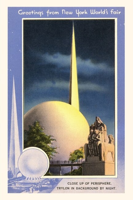 Couverture_Vintage Journal Greetings from New York World's Fair, Trylon and Perisphere