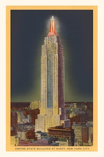 Couverture_Vintage Journal Night, Empire State Building, New York City