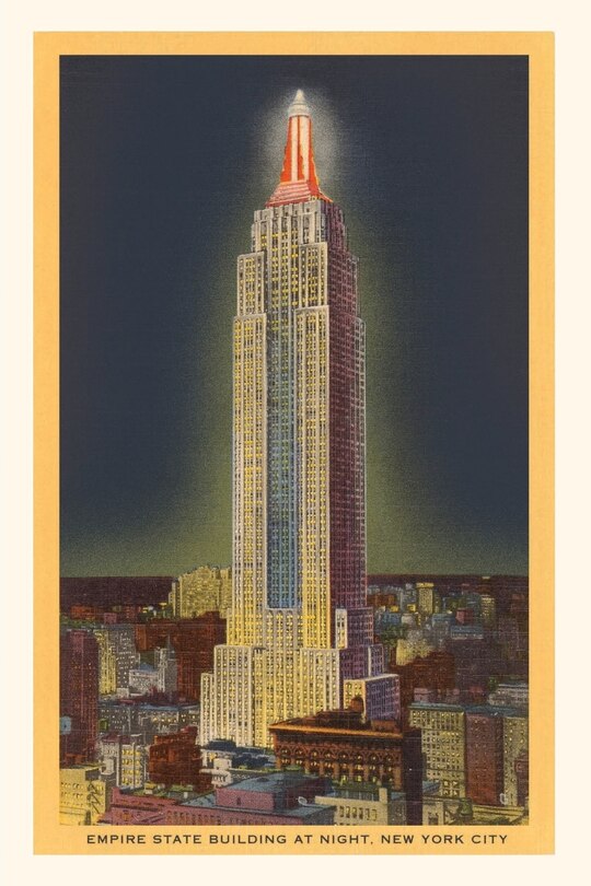 Couverture_Vintage Journal Night, Empire State Building, New York City