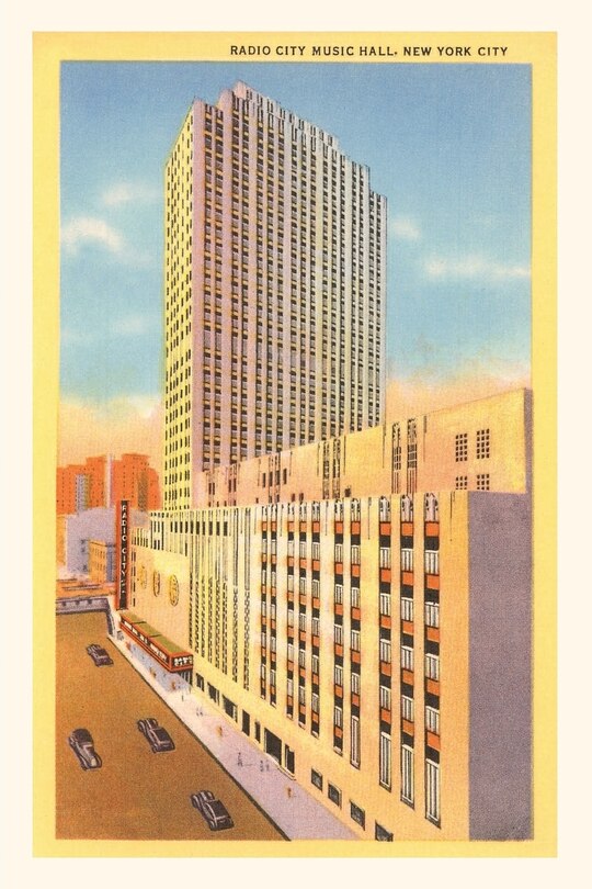Front cover_Vintage Journal Radio City Music Hall, New York City
