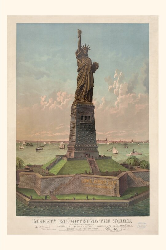 Front cover_Vintage Journal Liberty Enlightening the World, New York Harbor