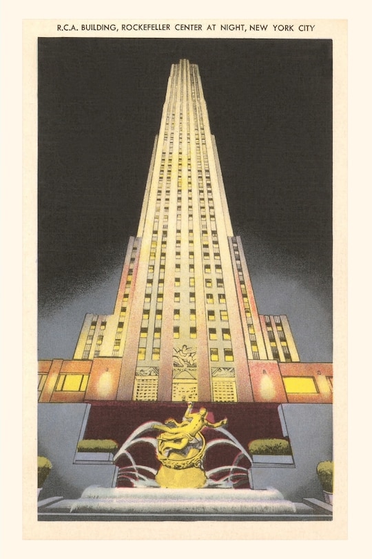 Front cover_Vintage Journal RCA Building, Rockefeller Center, New York City