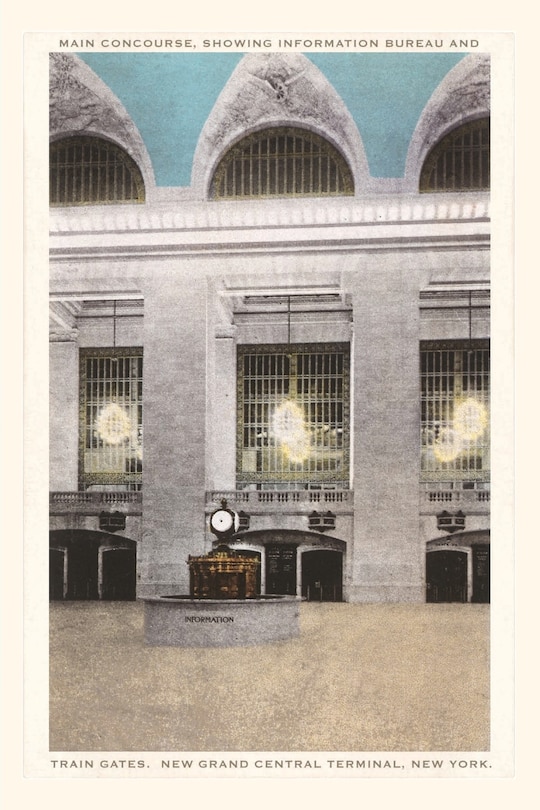 Couverture_Vintage Journal Main Concourse, Grand Central Station, New York City