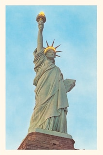 Front cover_Vintage Journal Statue of Liberty with Lights, New York City