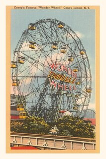 Front cover_Vintage Journal Coney's Famous Wonder Wheel, Coney Island. N.Y.