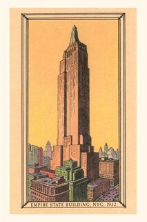 Couverture_Vintage Journal Empire State Building, 1932, New York City