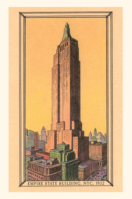 Couverture_Vintage Journal Empire State Building, 1932, New York City