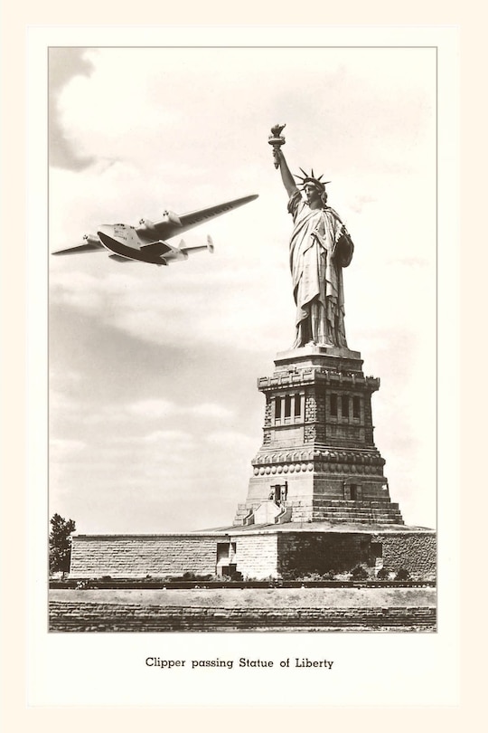 Front cover_Vintage Journal Statue of Liberty with Clipper, New York City