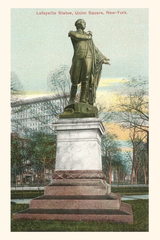 Front cover_Vintage Journal Lafayette Statue, Union Square, New York City