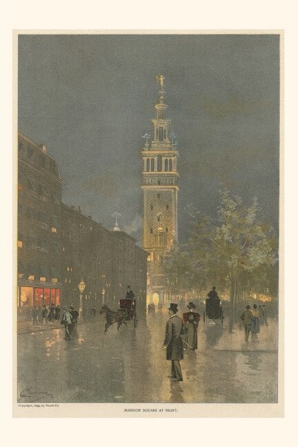 Front cover_Vintage Journal Vintage Madison Square at Night