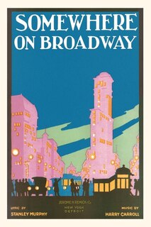 Couverture_Vintage Journal Somewhere on Broadway, Sheet Music, New York