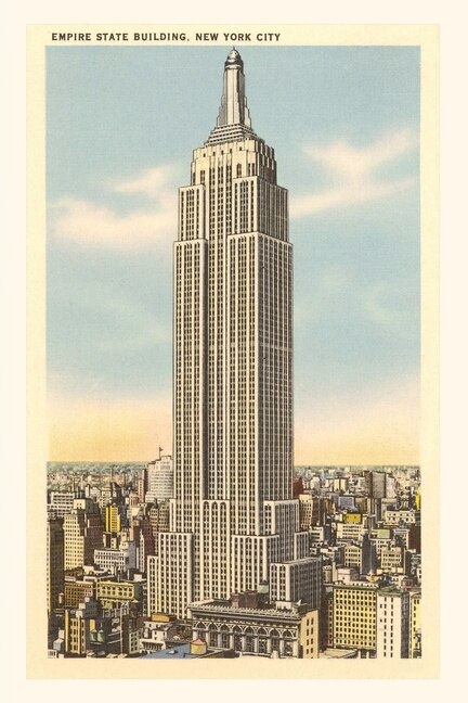 Front cover_Vintage Journal Empire State Building, New York City