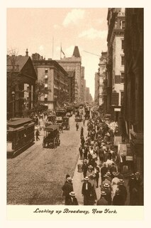 Front cover_Vintage Journal Vintage View of Broadway, New York City