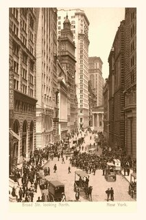 Front cover_Vintage Journal Vintage View of Broad Street, New York City