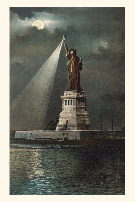 Front cover_Vintage Journal Statue of Liberty, Torch Spotlight