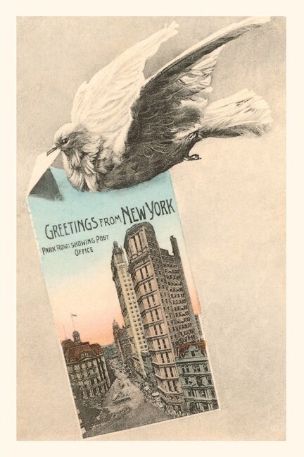 Front cover_Vintage Journal Greetings from New York City, Carrier Pigeon