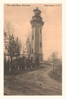 Front cover_Vintage Journal Richmond Lighthouse, Staten Island