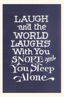 Front cover_Vintage Journal Laugh in Company, Snore Alone