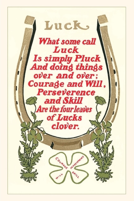 Front cover_Vintage Journal Discourse on Luck
