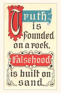 Front cover_Vintage Journal Truth is Founded on a Rock