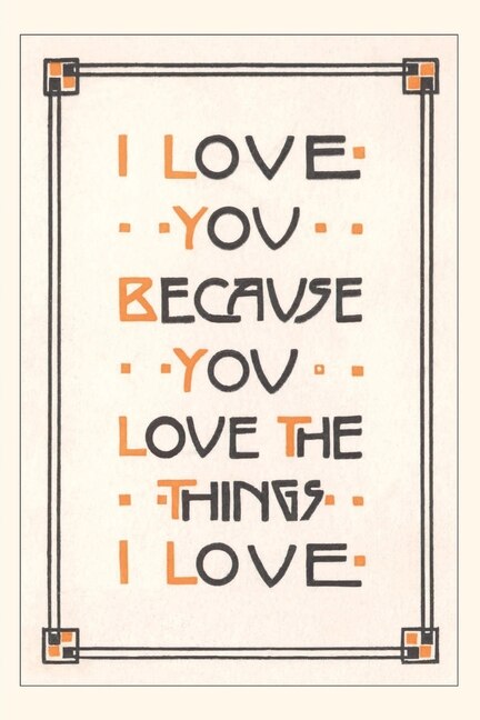 Front cover_Vintage Journal I Love You Because