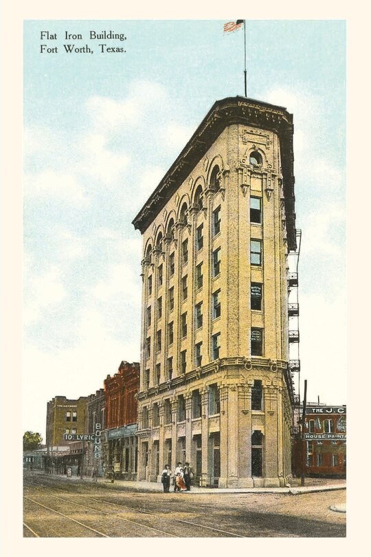 Front cover_Vintage Journal Flat Iron Building, Fort Worth, Texas