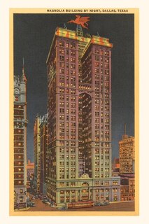 Couverture_Vintage Journal Night, Magnolia Building, Dallas, Texas
