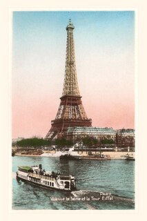 Couverture_Vintage Journal Eiffel Tower and Seine