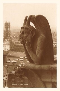 Front cover_Vintage Journal Gargoyle on Notre Dame Cathedral