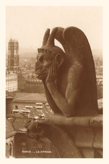 Front cover_Vintage Journal Gargoyle on Notre Dame Cathedral