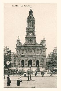 Front cover_Vintage Journal Church of the Trinity, Paris, France