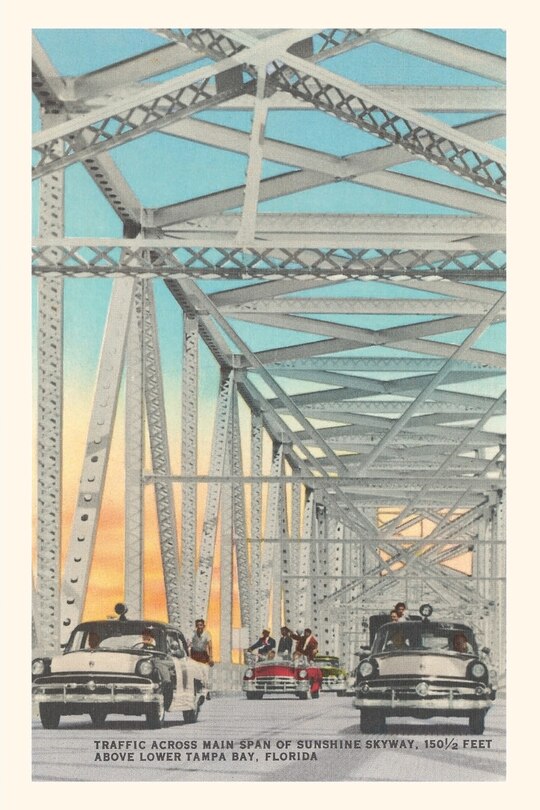 Couverture_Vintage Journal Sunshine Skyway, Tampa Bay, Florida
