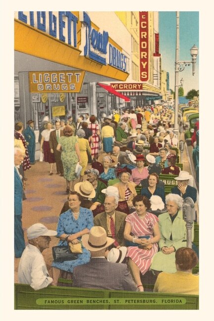 Couverture_Vintage Journal Sidewalk Benches, St. Petersburg, Florida