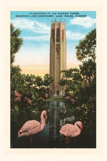 Front cover_Vintage Journal Flamingos, Singing Tower, Lake Wales, Florida