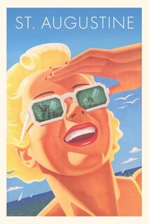 Front cover_Vintage Journal St. Augustine, Woman in Sunglasses