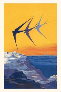 Front cover_Vintage Journal Three Swallows over the Sea
