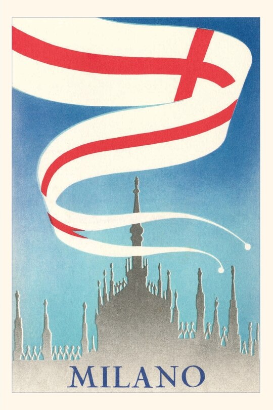 Front cover_Vintage Journal Milan Travel Poster