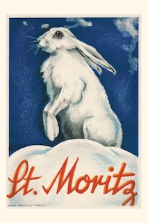 Front cover_Vintage Journal Rabbit in Snow, St. Moritz