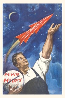Front cover_Vintage Journal Soviet Worker with Rocket