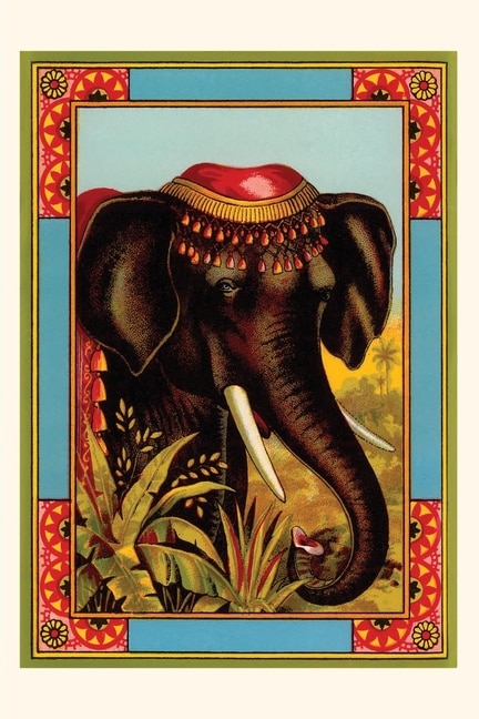 Front cover_Vintage Journal Indian Elephant with Beanie