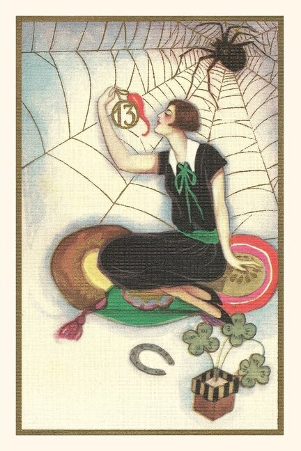 Front cover_Vintage Journal Woman with Chile Pepper by Spider Web