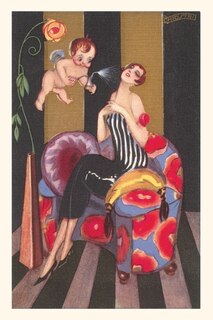 Front cover_Vintage Journal Flapper Sprayed by Perfume-Bearing Cherub