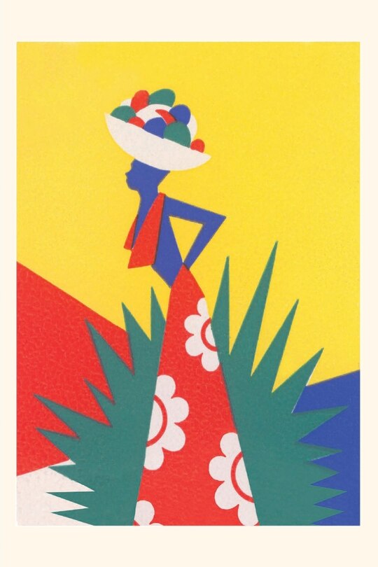 Front cover_Vintage Journal Native Woman Carrying Fruit on Head